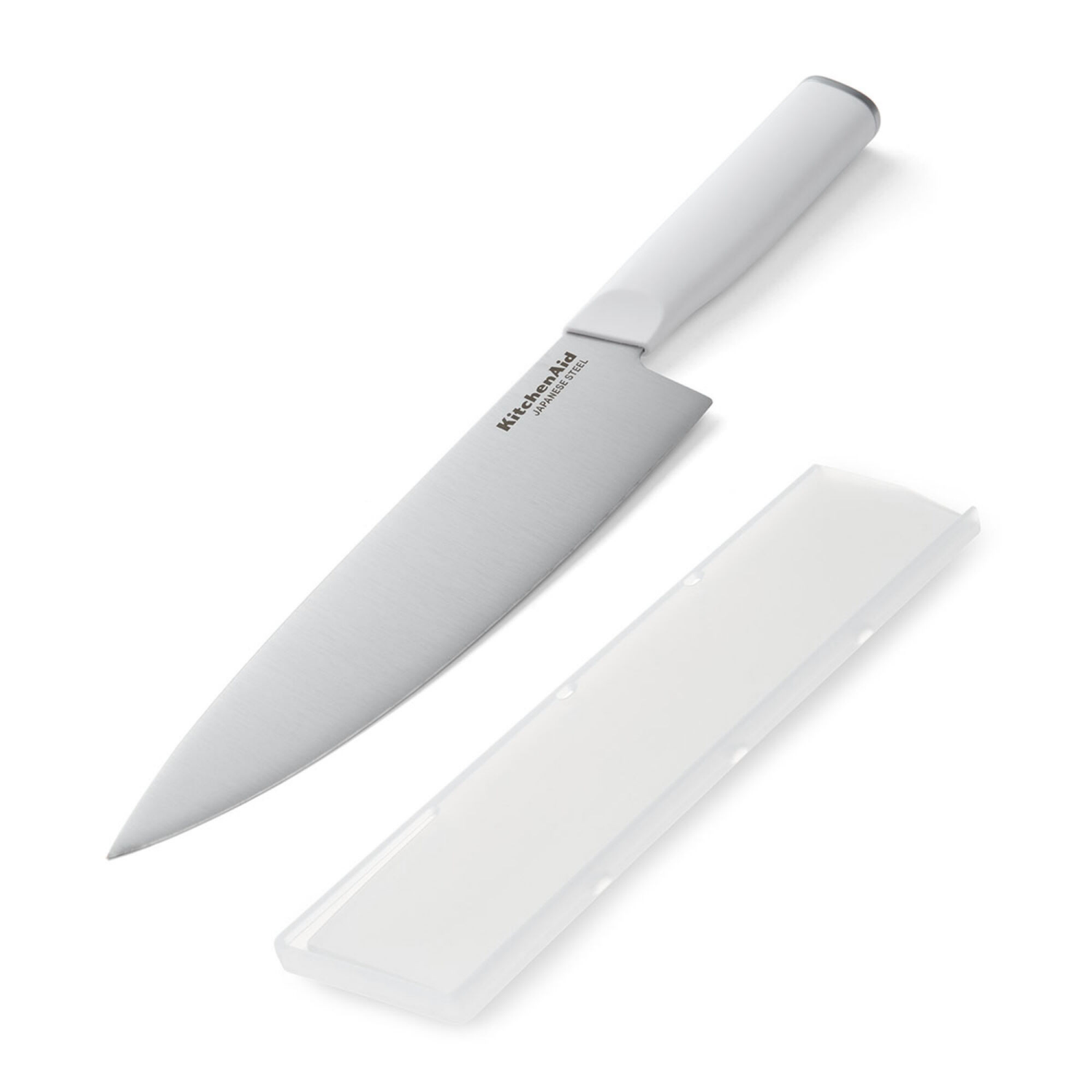 slide 1 of 1, KITCHENAID KA CL Chef 8IN White w Sheath, 1 ct