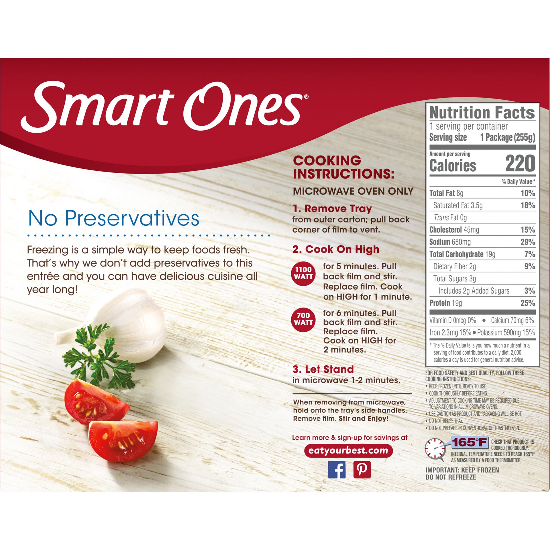 slide 4 of 5, Smart Ones Meatloaf Frozen Meal, 9 oz Box, 9 oz