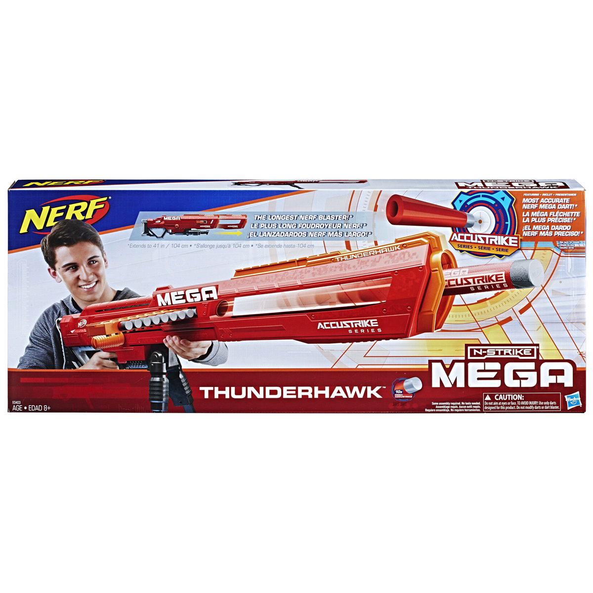 slide 2 of 15, Nerf Mega Thunderhawk Blaster, 1 ct