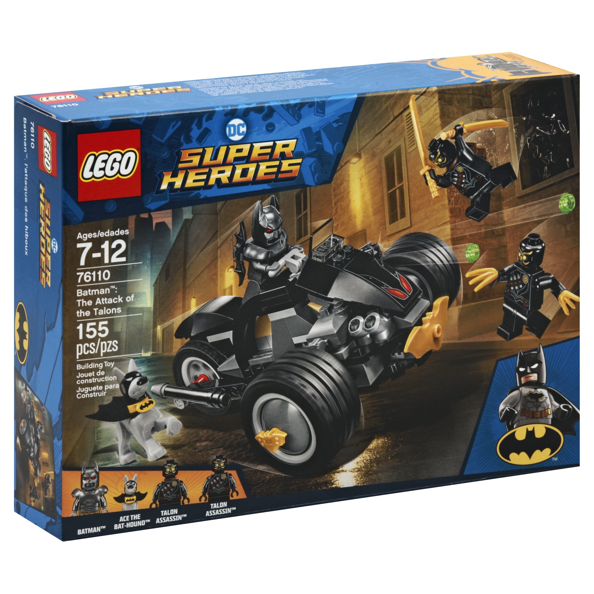 slide 1 of 8, LEGO Super Heroes DC Comics Batman: The Attack of the Talons 76110, 1 ct