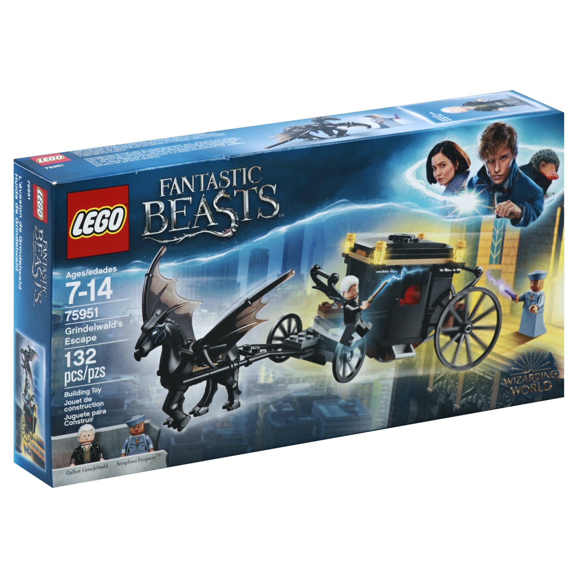 slide 1 of 6, LEGO Harry Potter Fantastic Beasts Grindelwald's Escape 75951, 1 ct