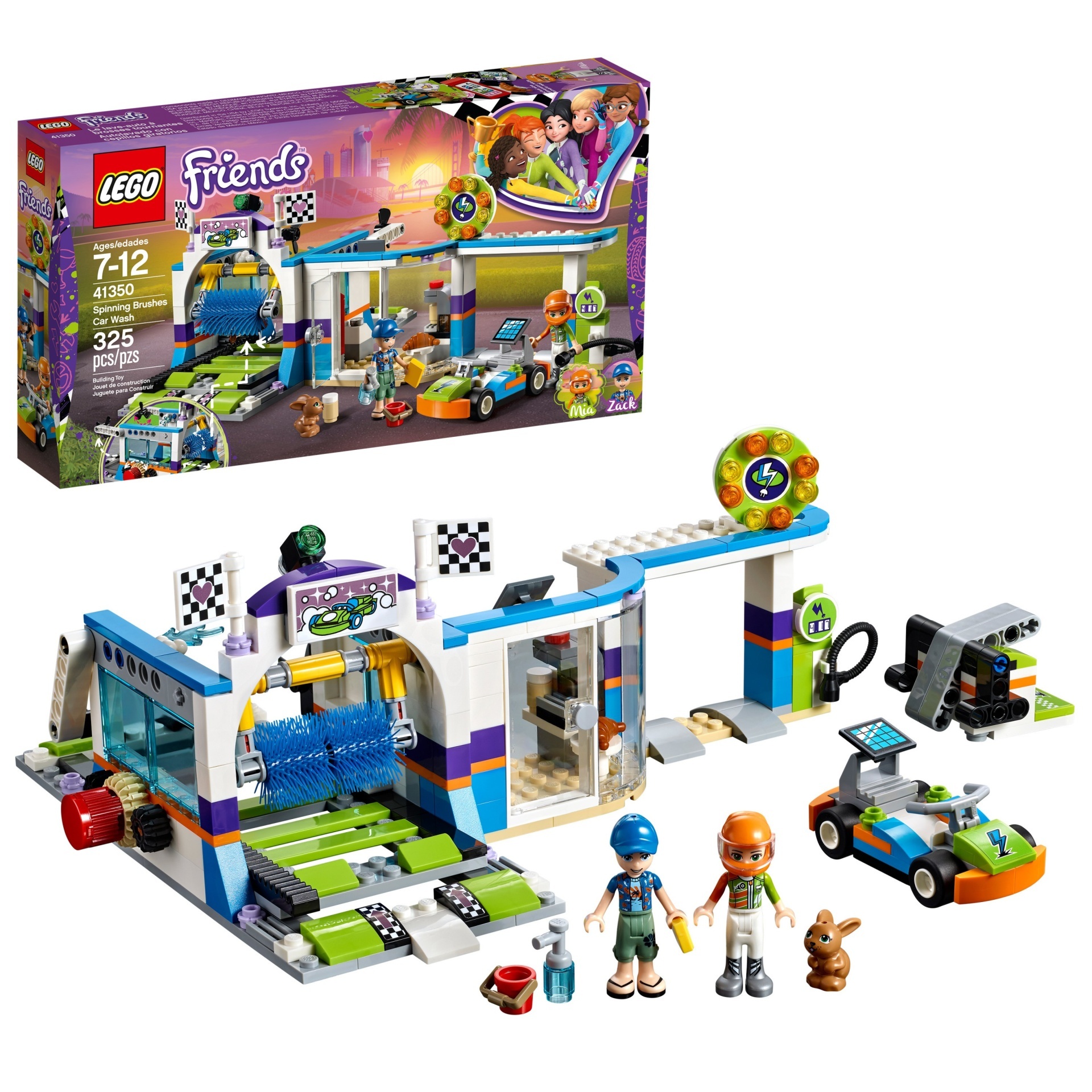 slide 1 of 6, LEGO Friends Spinning Brushes Car Wash, 1 ct