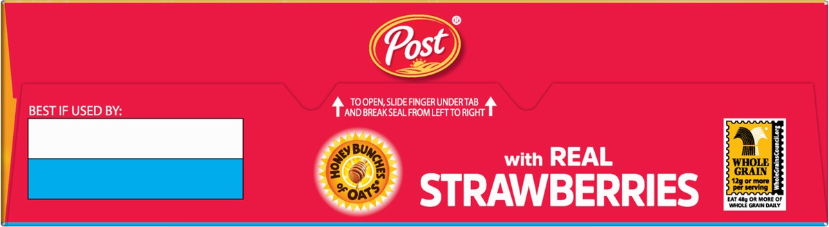 slide 12 of 12, Honey Bunches of Oats Family Size Strawberries Cereal 16.5 oz, 16.5 oz