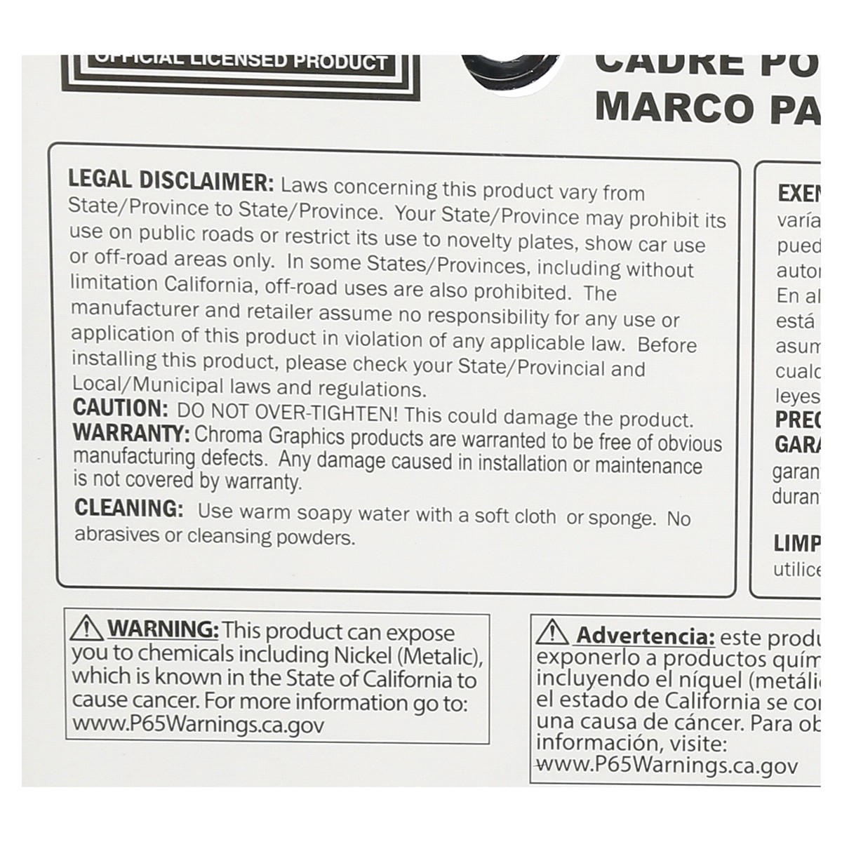 slide 2 of 2, CHROMA Harley Davidson Badge & Willie G 2 in 1 Frame, 1 ct