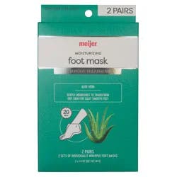 MEIJER FOOT MASK ALOE VERA