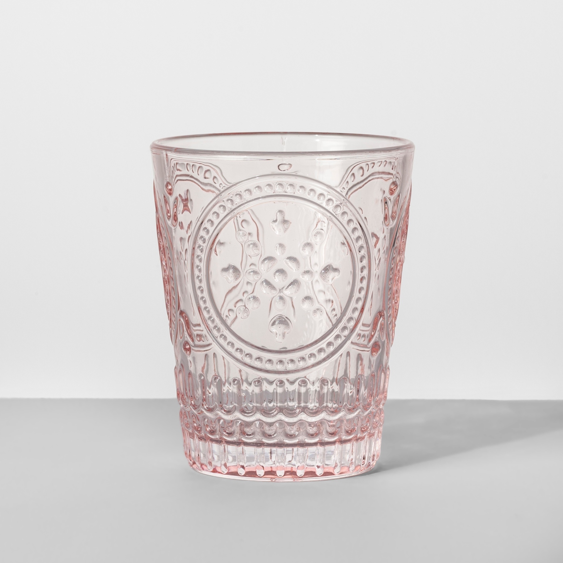 slide 1 of 2, Opalhouse Glass Tumbler - Pink, 9.1 oz