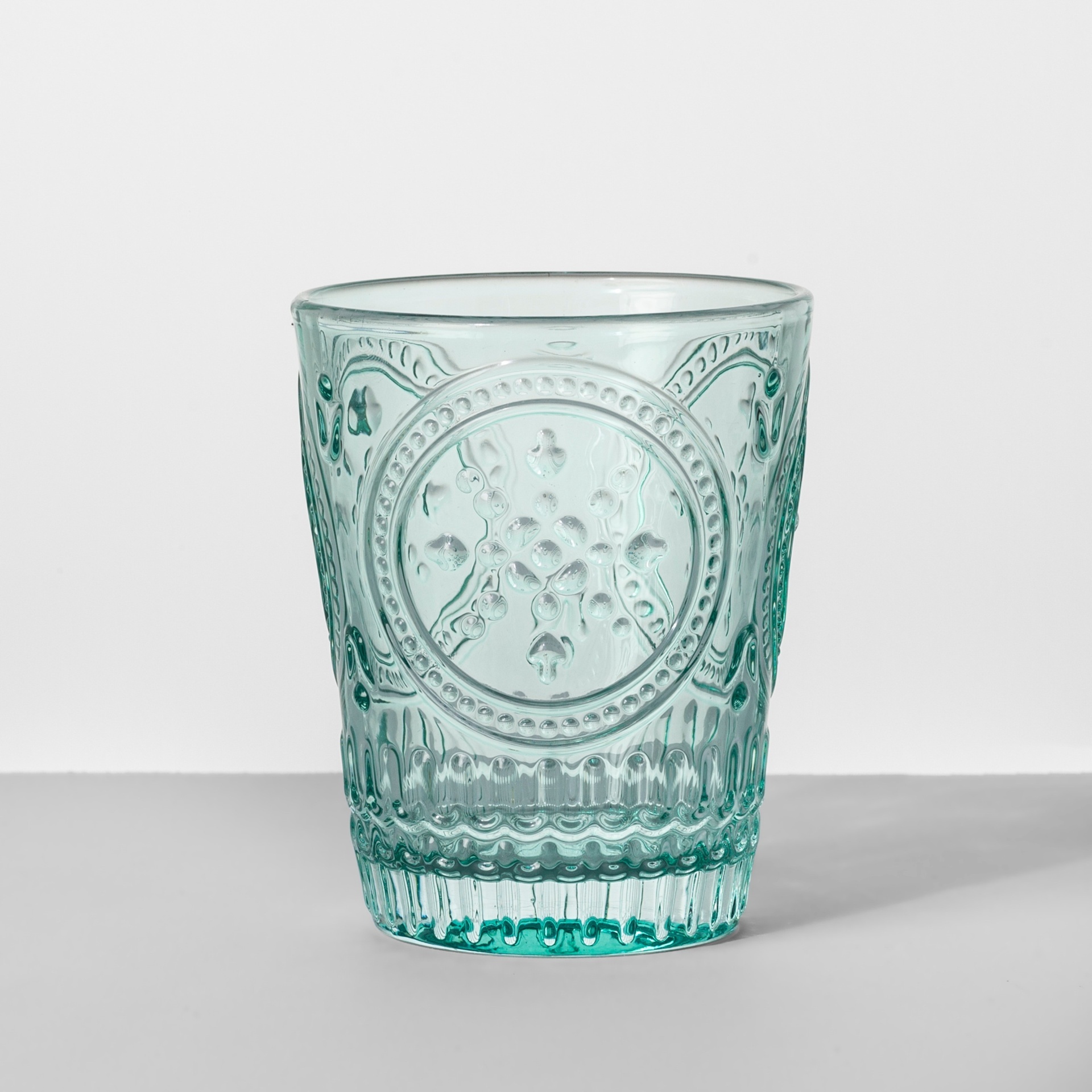 slide 1 of 2, Opalhouse Glass Tumbler - Blue, 9.1 oz