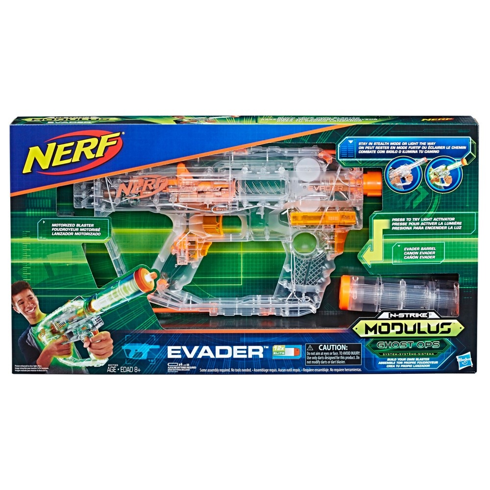 slide 5 of 6, Nerf Modulus Ghost Ops Evader Blaster, 1 ct