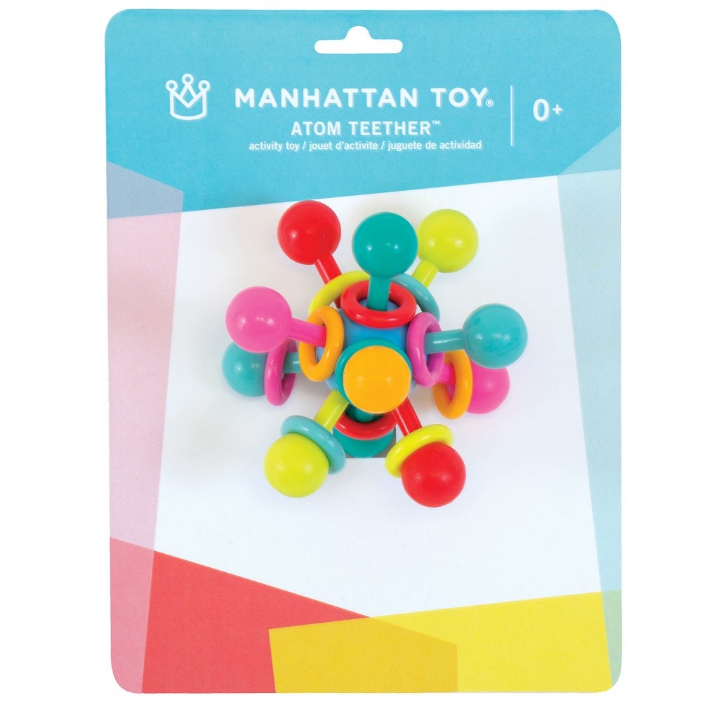 slide 3 of 3, The Manhattan Toy Company Manhattan Toy Atom Teether Toy, 1 ct