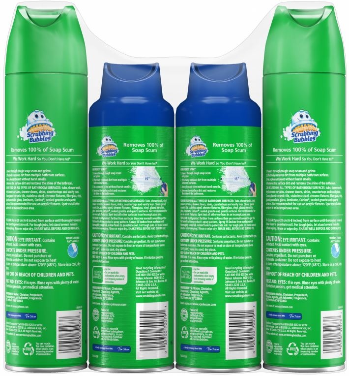 slide 2 of 2, Scrubbing Bubbles Bathroom Cleaner Combo Pack, 