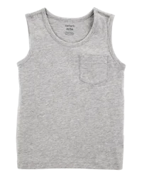 Carter's Toddler Pocket Tank Heather 5T