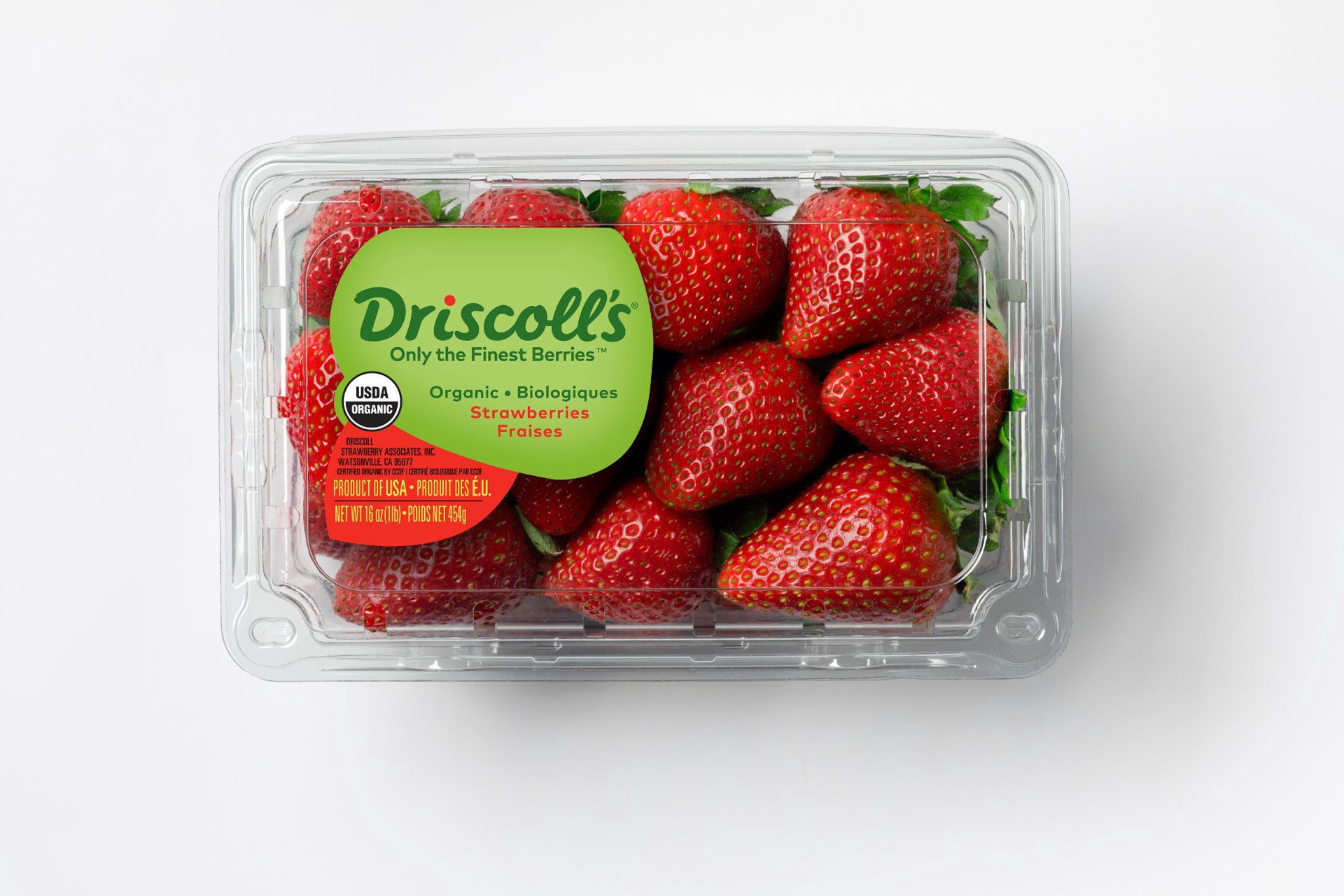 slide 1 of 9, Driscoll's Organic Strawberries, 16 oz