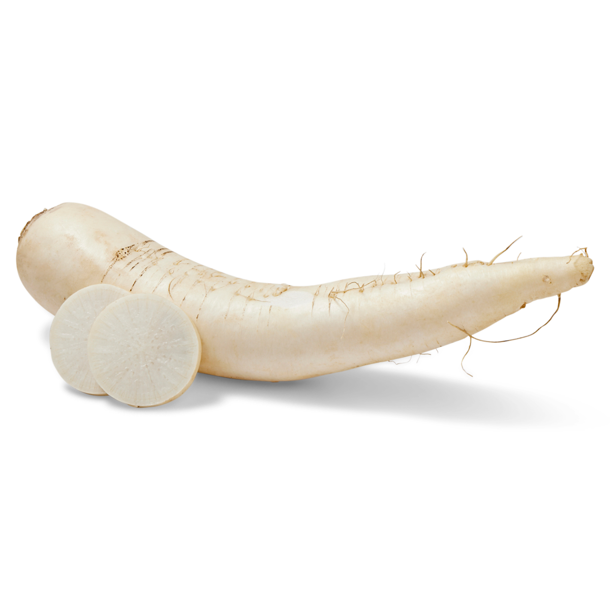 slide 1 of 5, Daikon Radish, 1 bunch