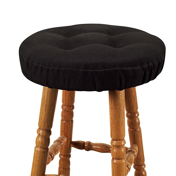 slide 1 of 1, Klear Vu Embrace Barstool Cover - Black, 1 ct