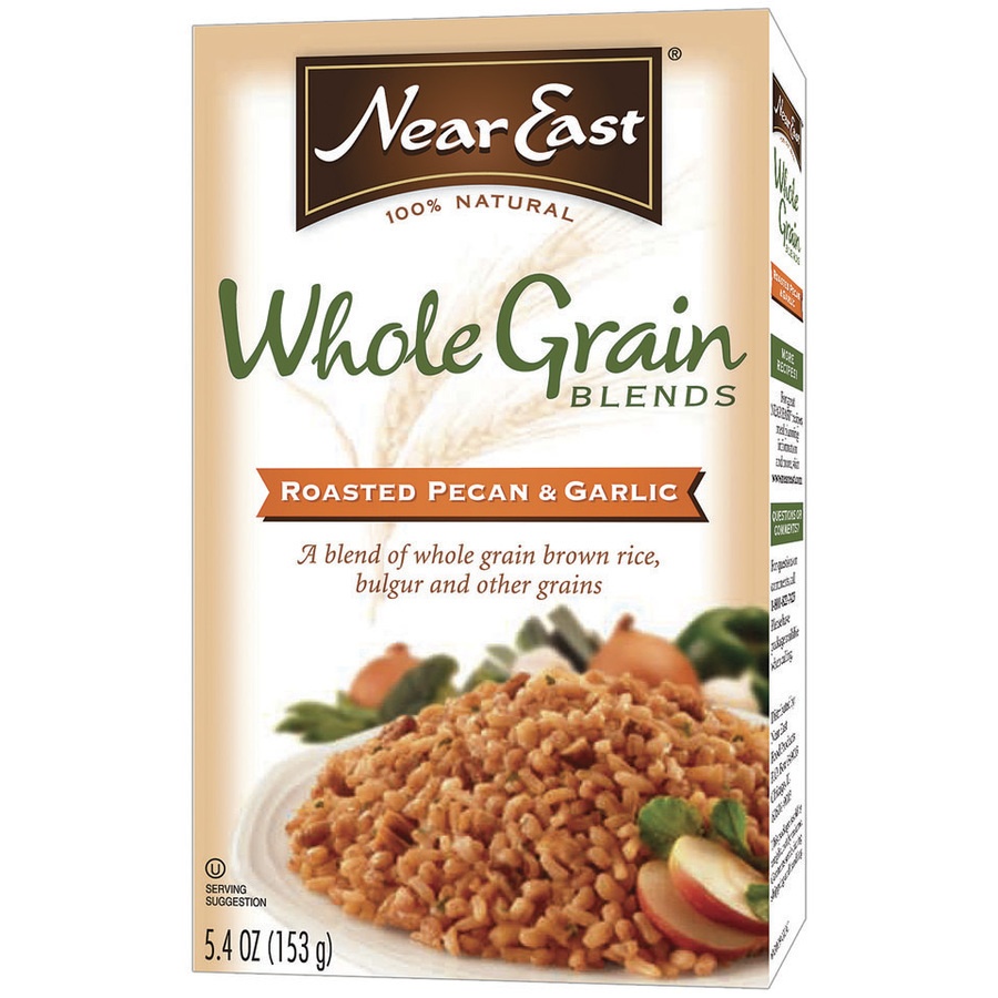 slide 3 of 5, Near East Whole Grain Blends Roasted Pecan & Garlic Rice, 5.4 oz