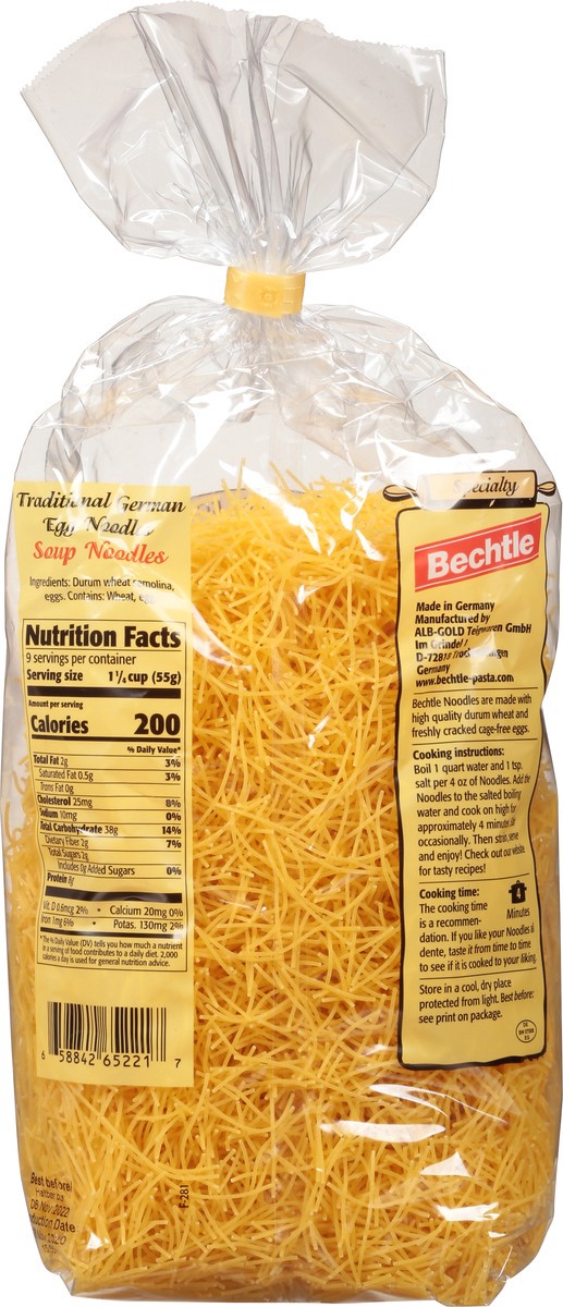 slide 4 of 9, Bechtle Thin Soup Noodles, 17.6 oz