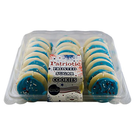 slide 1 of 1, Gb Patriotic Blue Frosted Sugar Cookies - 28.3 Oz, 28.3 oz