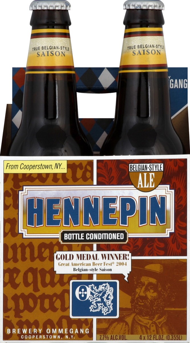 slide 4 of 4, Ommegang Hennepin Farmhouse Saison Bottles, 4 ct; 12 oz