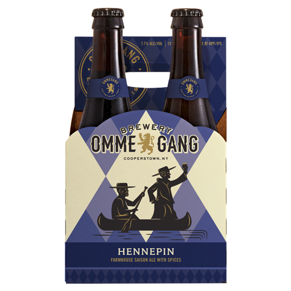 slide 1 of 4, Ommegang Hennepin Farmhouse Saison Bottles, 4 ct; 12 oz