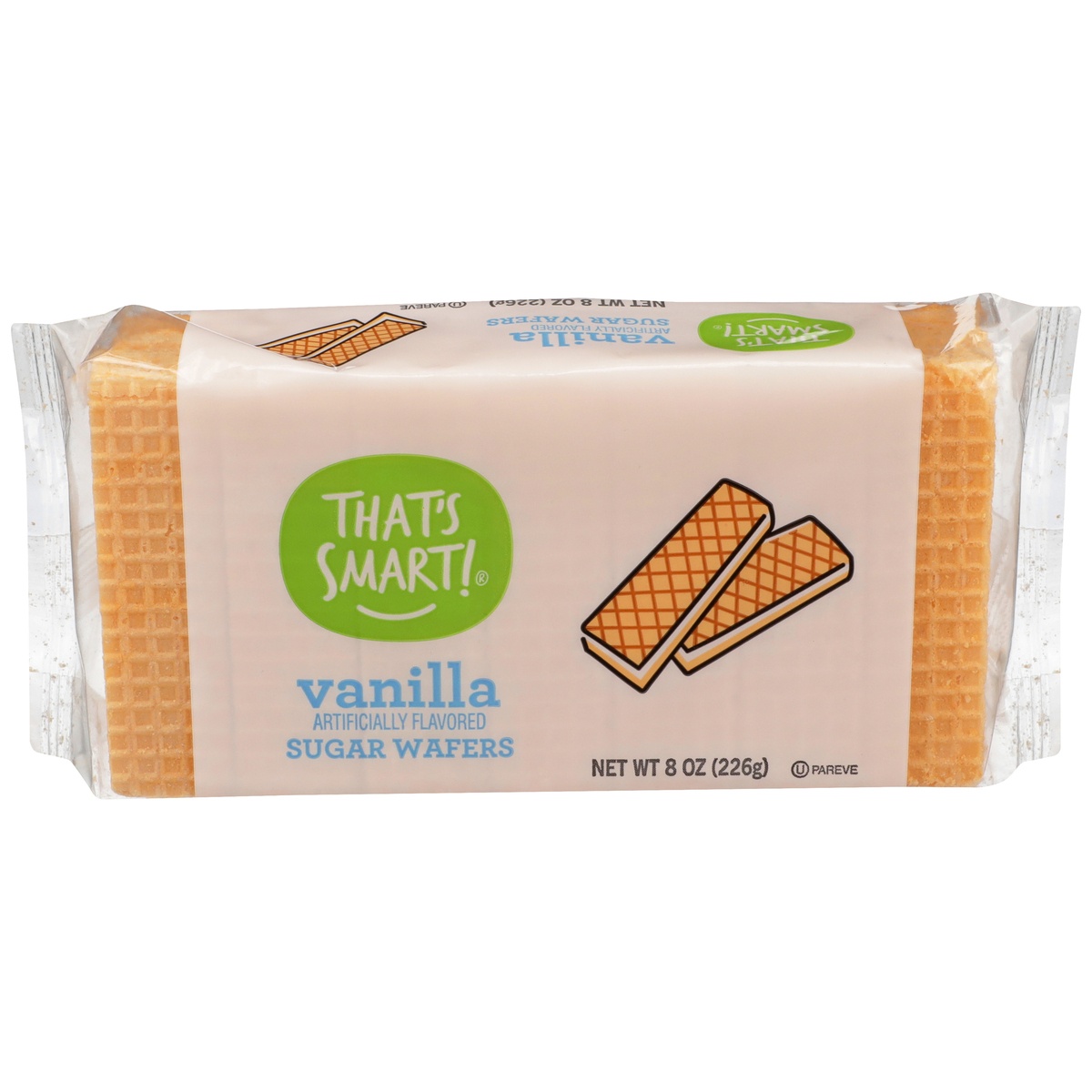 slide 1 of 1, That's Smart! Vanilla Sugar Wafers, 8 oz