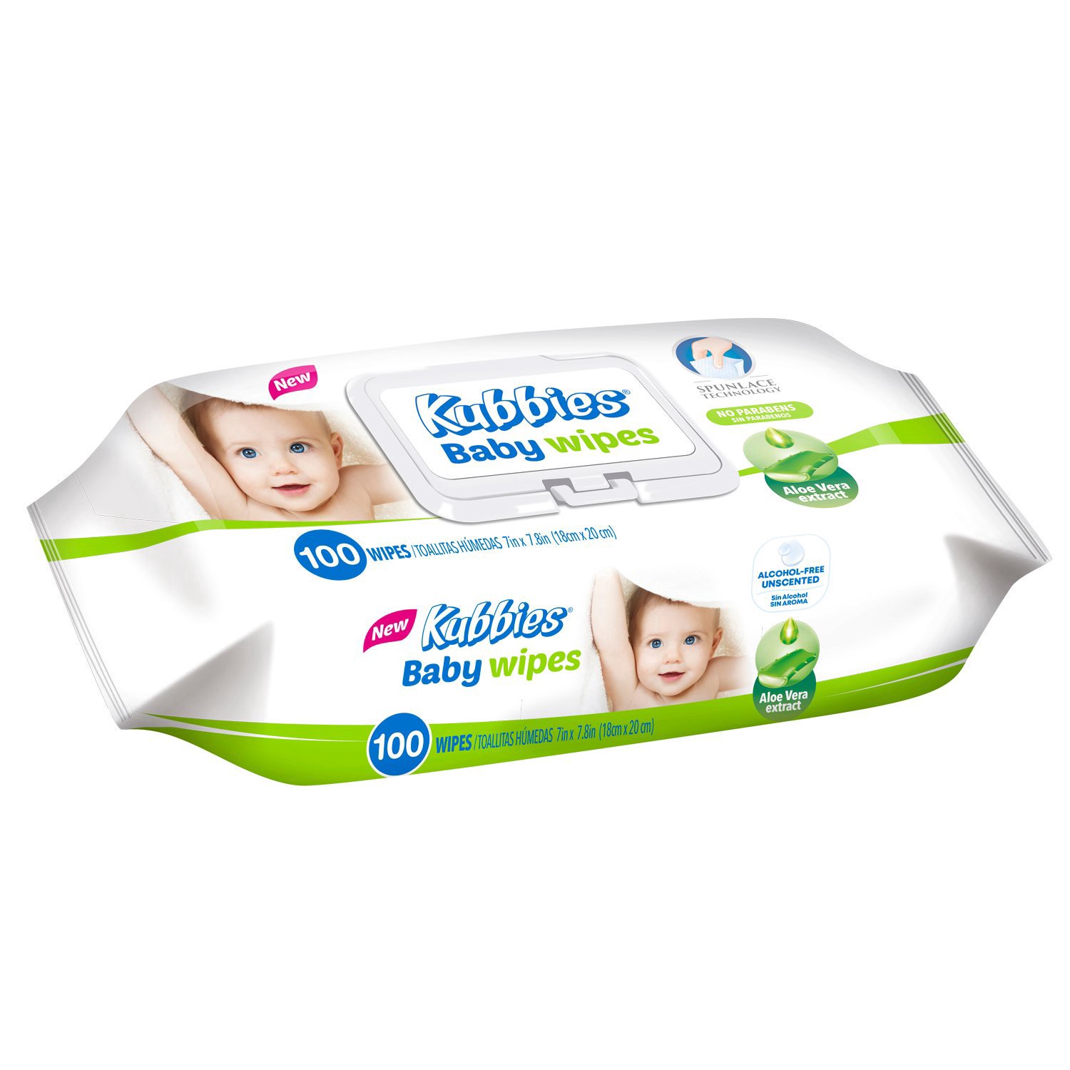 slide 1 of 1, Kubbies Baby Wipes, 100 ct