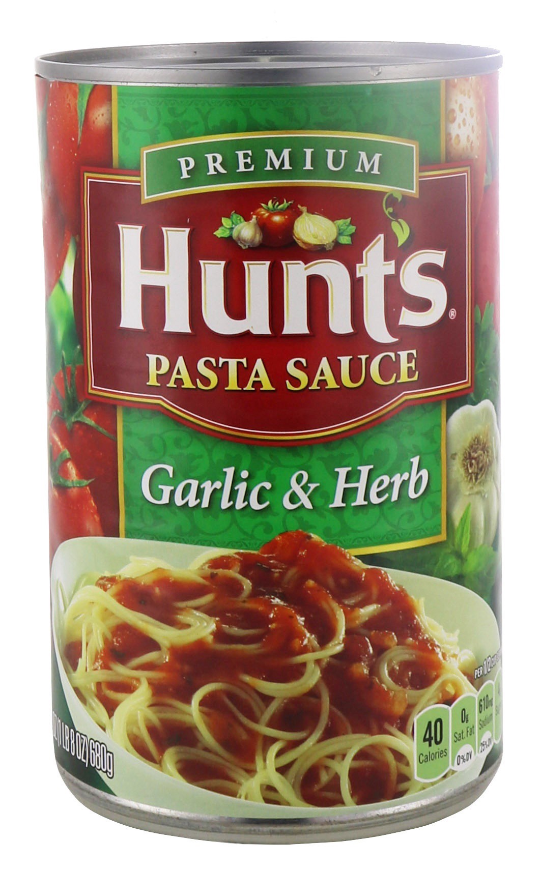 slide 1 of 4, Hunt's Garlic & Herb Pasta Sauce, 24 oz, 24 oz
