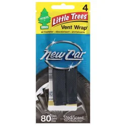 Little Trees Vent Wrap New Car Scent - 4 Pack