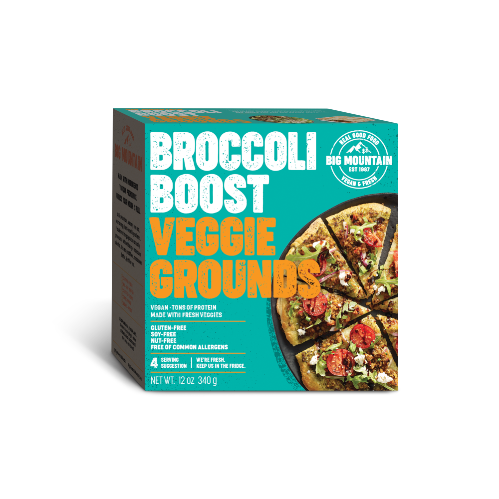 slide 1 of 1, Big Mountain Foods Veggie Grounds Broccoli Crumble, 12 oz