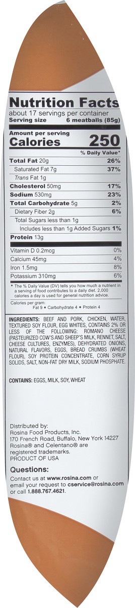 slide 4 of 12, Rosina Homestyle Meatballs Party Pack! 52 oz, 52 oz