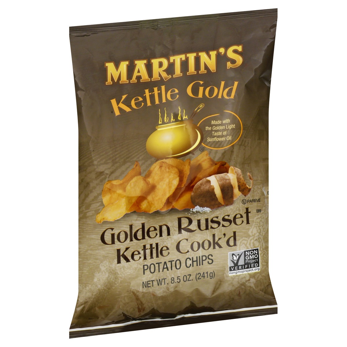 slide 2 of 13, Martin's Kettle Gold Kettle Cook'd Golden Russet Potato Chips 8.5 oz, 8.5 oz