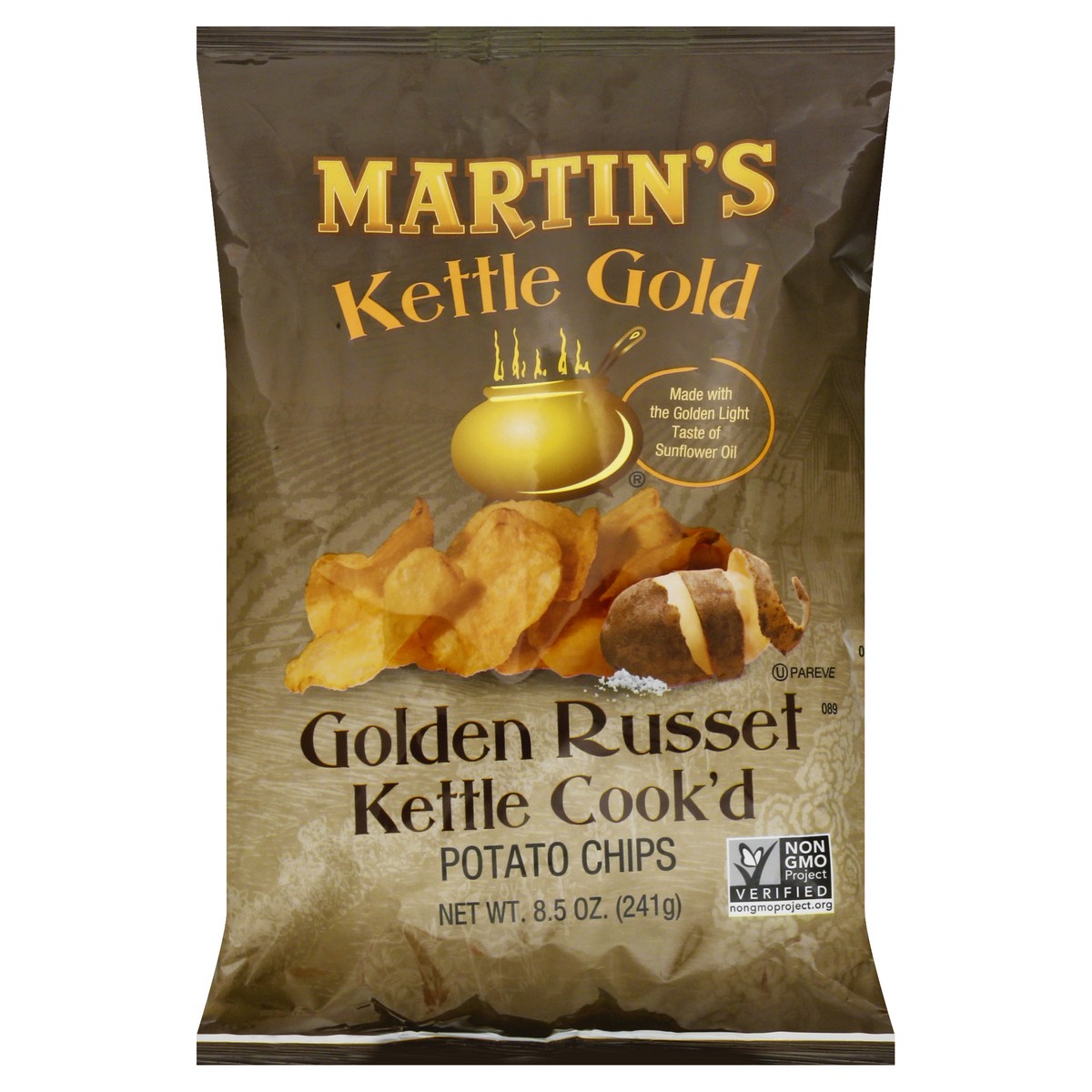 slide 6 of 13, Martin's Kettle Gold Kettle Cook'd Golden Russet Potato Chips 8.5 oz, 8.5 oz