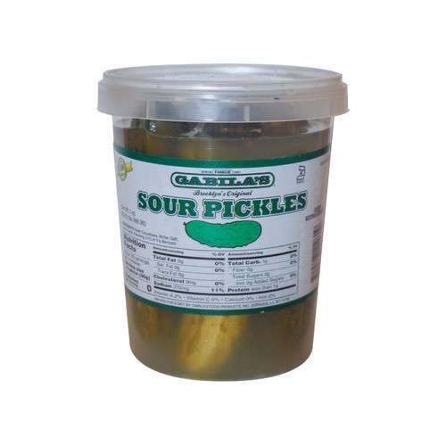 slide 1 of 1, Gabila's Pickles - Sour, 32 oz