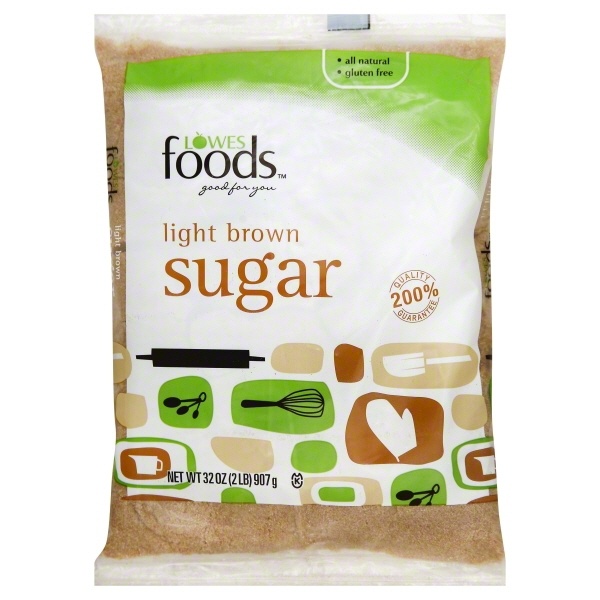 slide 1 of 1, Lowes Foods Light Brown Sugar, 32 oz