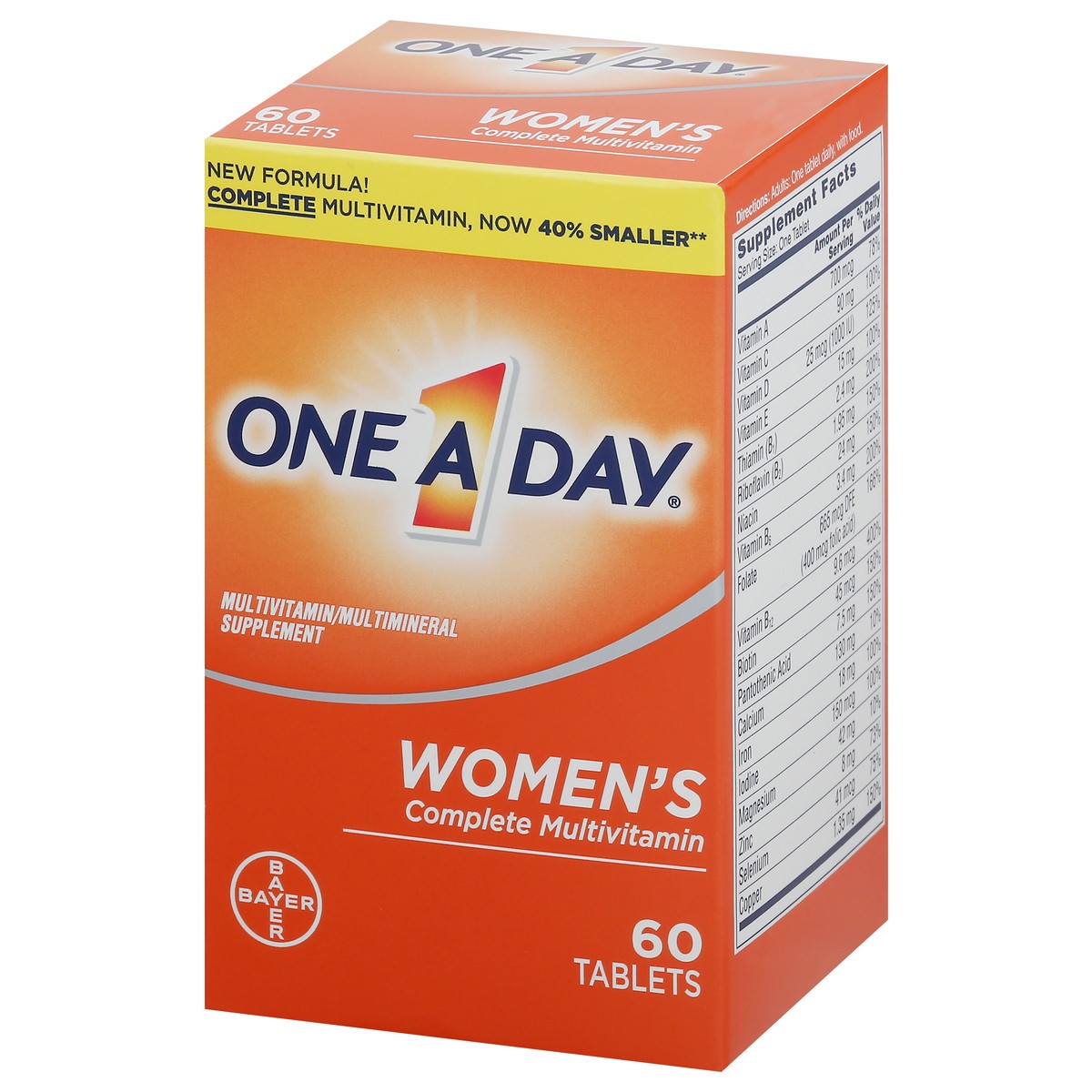 slide 8 of 9, ONE A DAY Women's Complete Tablets 60ct., 60 ct
