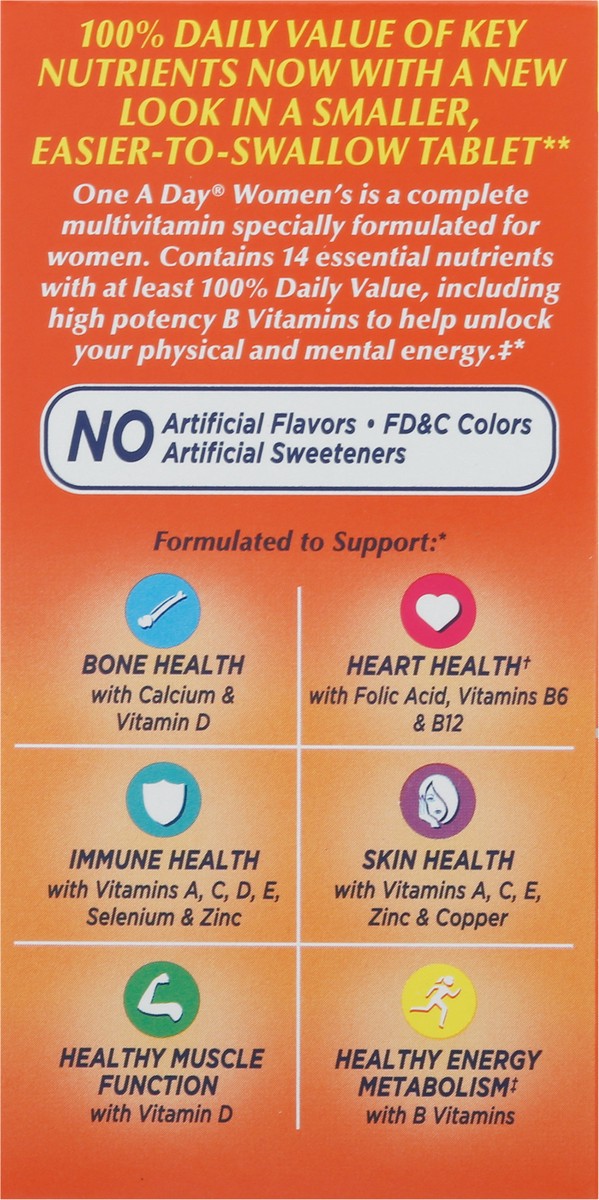 slide 2 of 9, ONE A DAY Women's Complete Tablets 60ct., 60 ct
