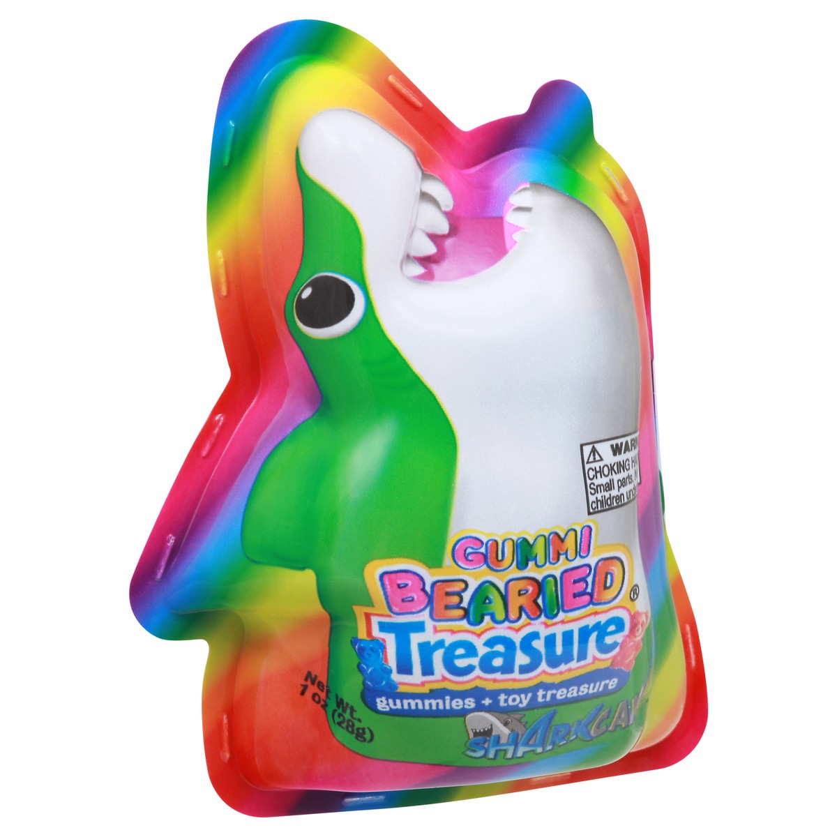 slide 2 of 9, Bearied Treasure Treasure Shark Camp Gummies + Toy Treasure 1 oz Blister Pack, 1 oz