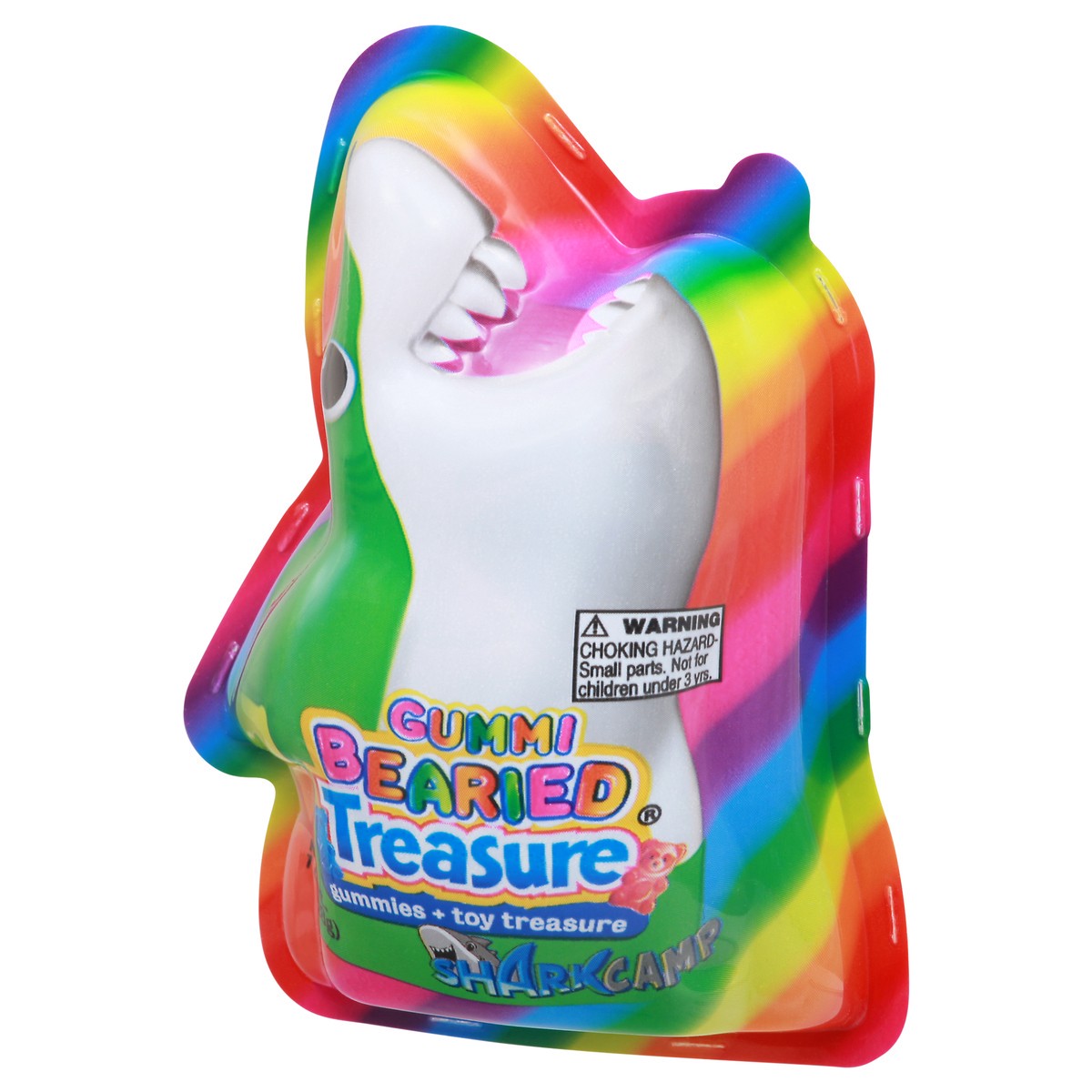 slide 3 of 9, Bearied Treasure Treasure Shark Camp Gummies + Toy Treasure 1 oz Blister Pack, 1 oz