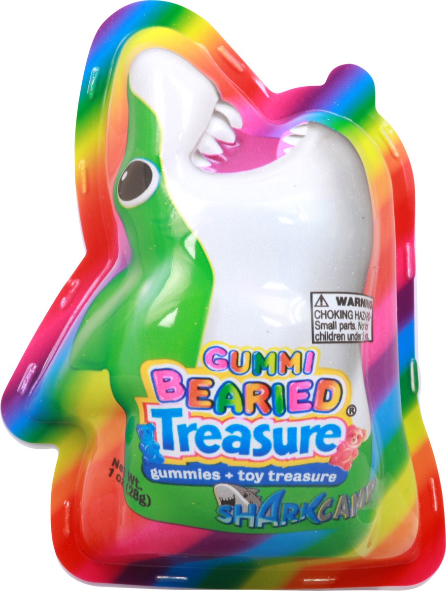slide 6 of 9, Bearied Treasure Treasure Shark Camp Gummies + Toy Treasure 1 oz Blister Pack, 1 oz