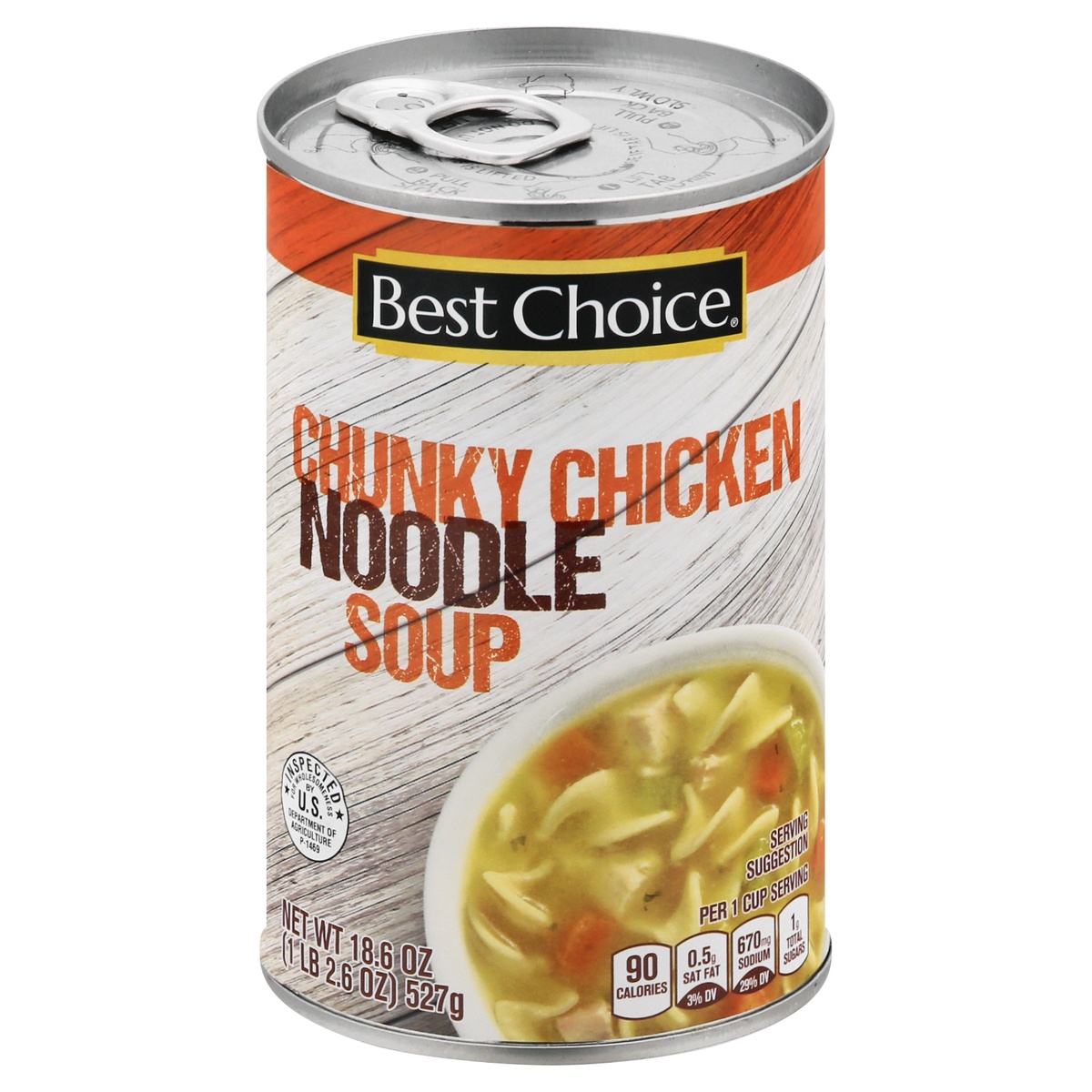 slide 1 of 1, Best Choice Chunky Chicken Noodle Soup, 18.6 oz