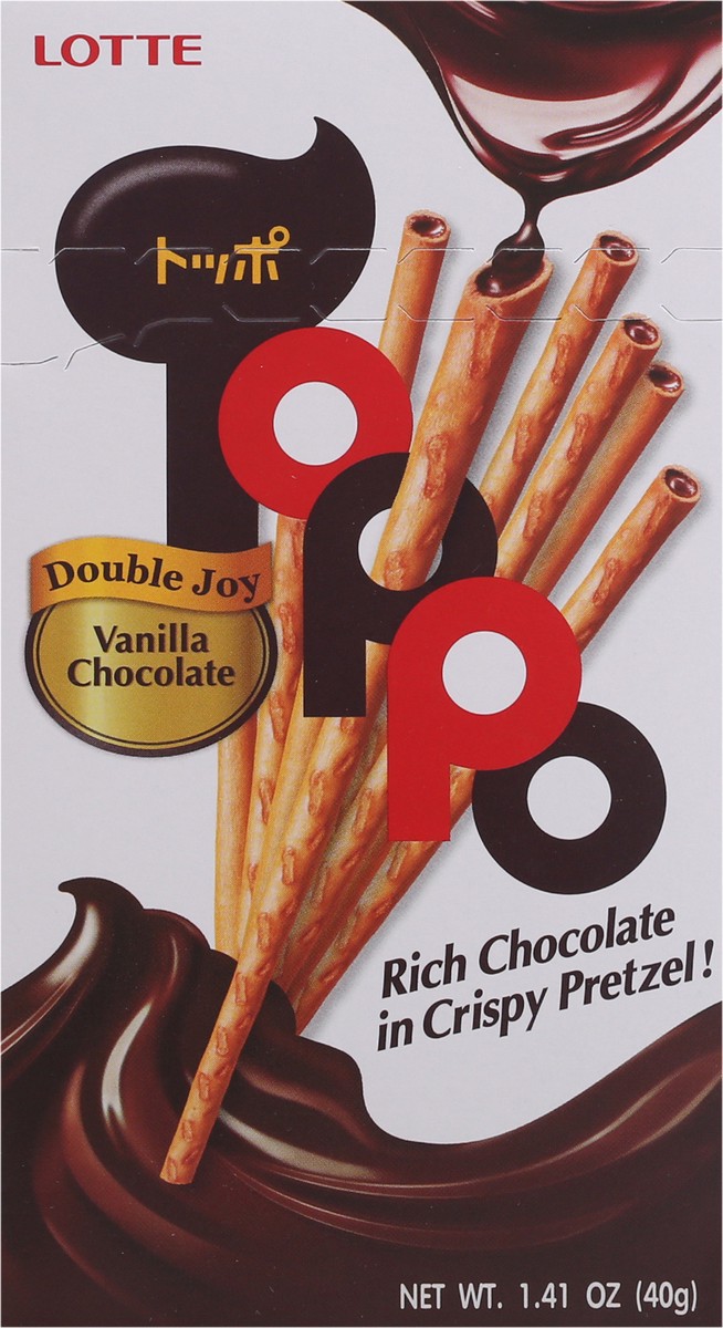 slide 6 of 9, Toppo Vanilla Chocolate Pretzel 1.41 oz Box, 1.41 oz