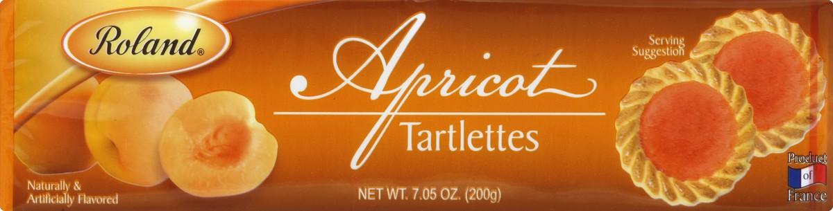 slide 5 of 5, Roland Apricot Tartlettes Cookies, 7 oz