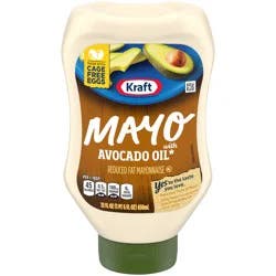 Kraft Mayo with Avocado Oil Reduced Fat Mayonnaise, 22 fl oz Bottle