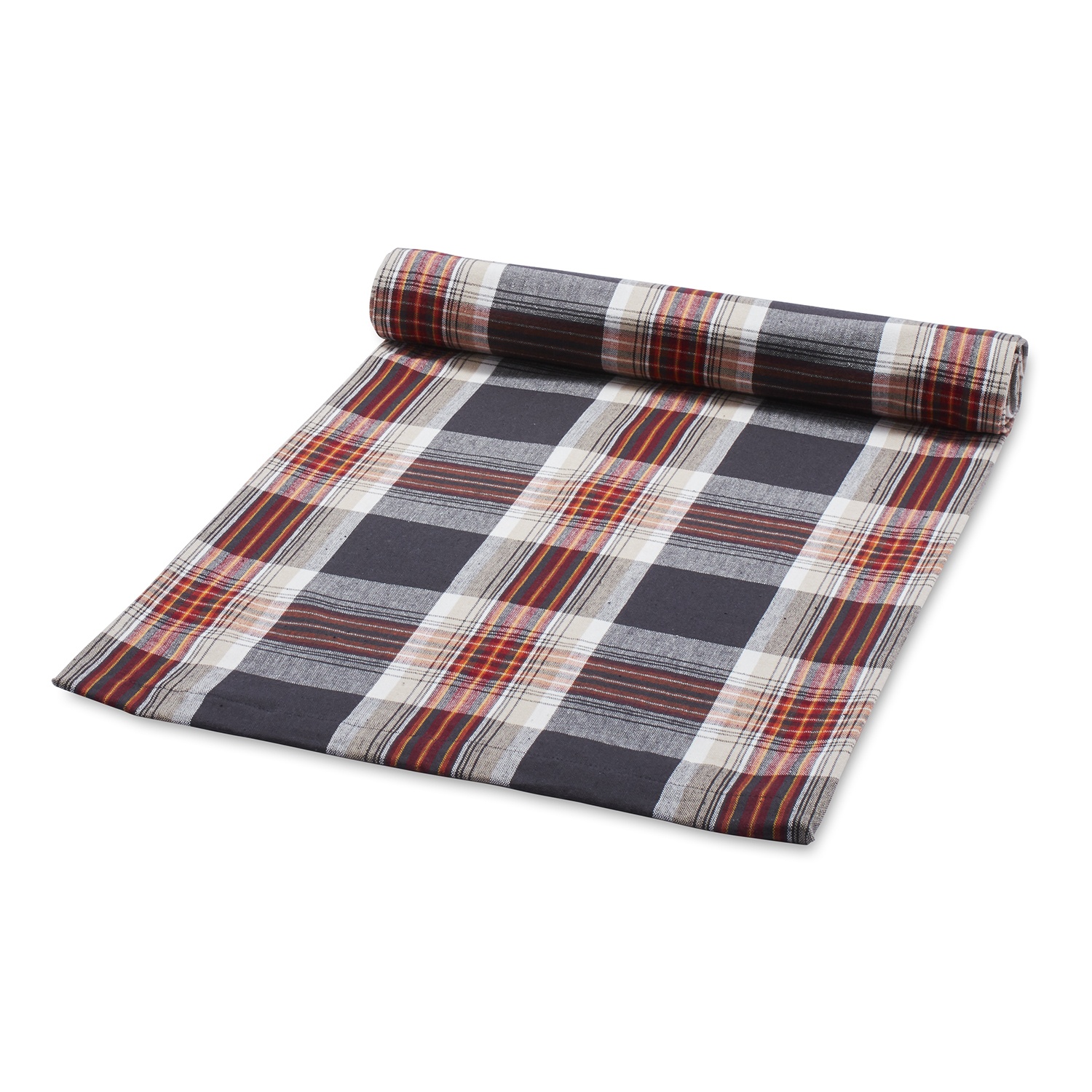 slide 1 of 1, Sur La Table Fall Plaid Table Runner, 108 in x 16 in