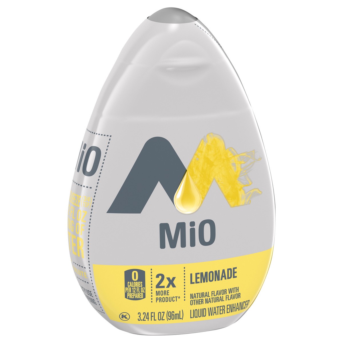 slide 3 of 9, mio Lemonade Naturally Flavored with other natural flavor Liquid Water Enhancer, 3.24 fl oz Bottle, 3.24 fl oz