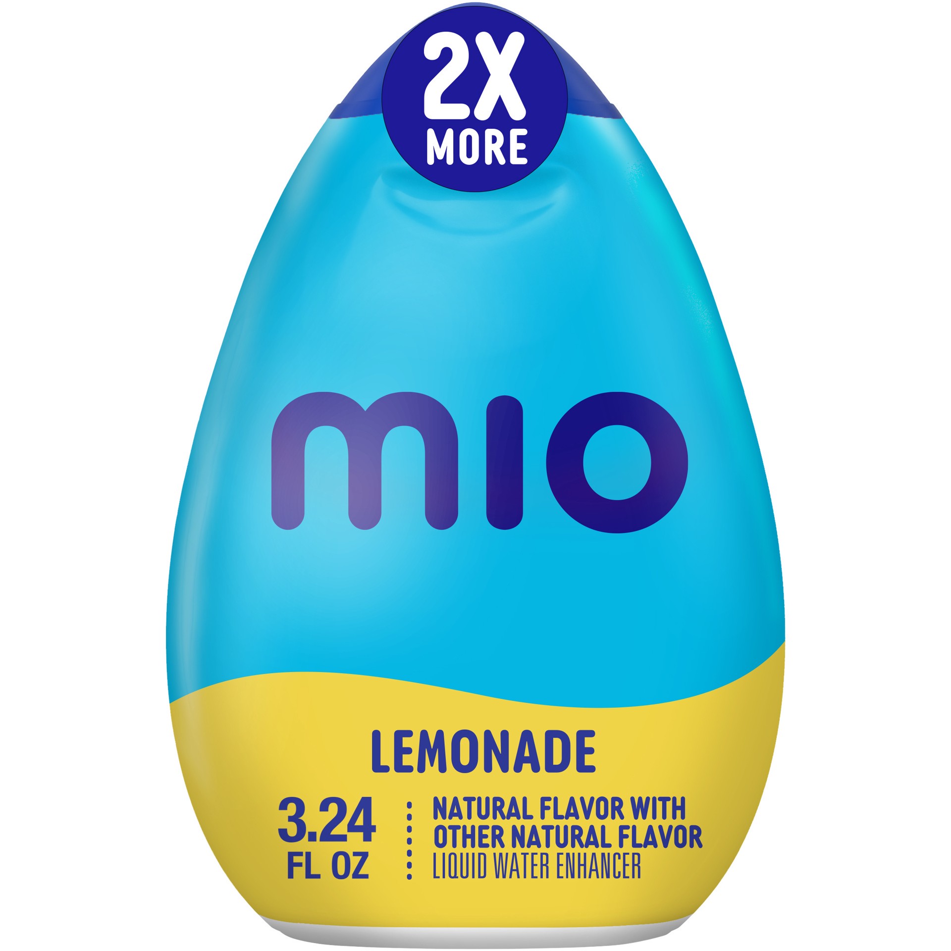 slide 1 of 9, mio Lemonade Naturally Flavored with other natural flavor Liquid Water Enhancer, 3.24 fl oz Bottle, 3.24 fl oz