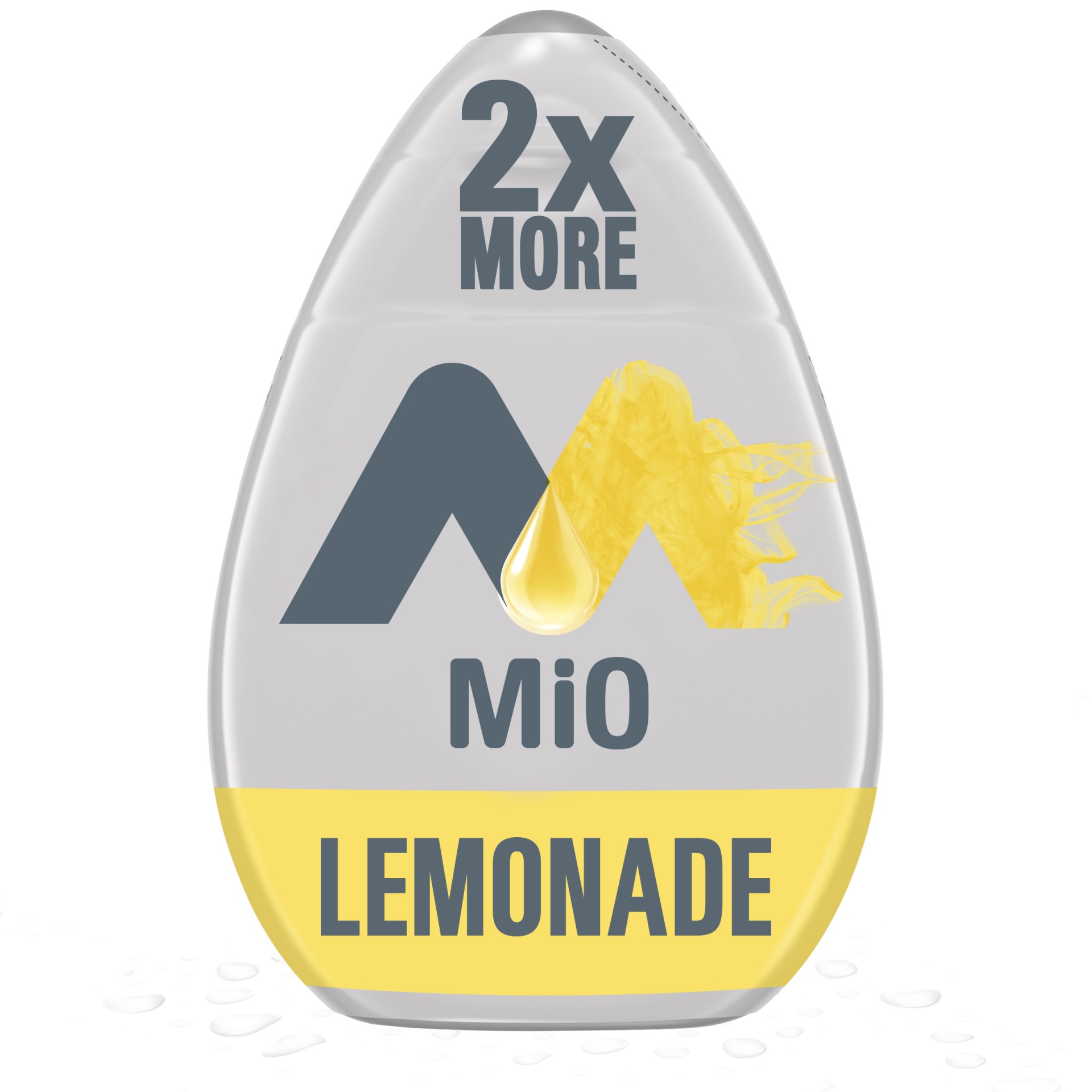 slide 1 of 1, MiO Lemonade Naturally Flavored with other natural flavors Liquid Water Enhancer Drink Mix with 2x More Bottle, 3.24 fl oz