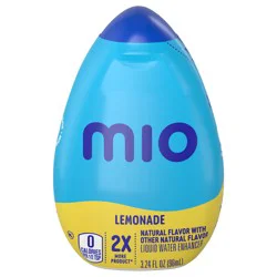mio Lemonade Naturally Flavored with other natural flavor Liquid Water Enhancer, 3.24 fl oz Bottle