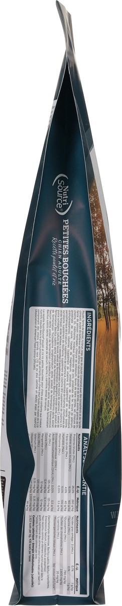 slide 15 of 15, NutriSource with Wholesome Grains Adult Small Bites Chicken & Rice Recipe Dog Food 12 lb, 12 lb