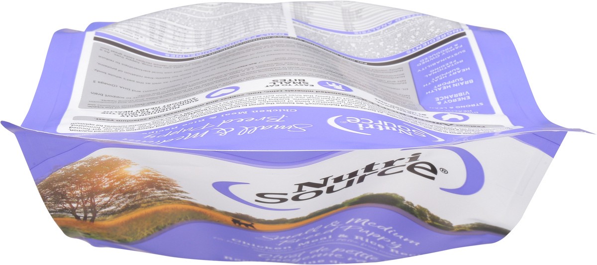 slide 3 of 15, NutriSource Small & Medium Breed Puppy Chicken Meal & Rice Recipe Dog Food 4 lb, 64 oz