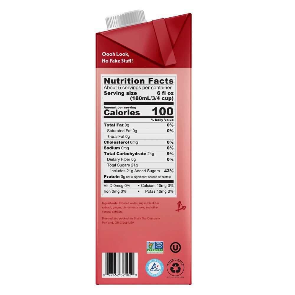 slide 4 of 4, Stash Double Spice Chai Concentrate, 32 fl oz